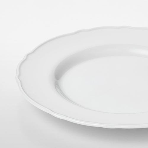 IKEA - UPPLAGA, plate, white, 28 cm