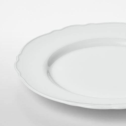 IKEA - UPPLAGA, side plate, white, 22 cm