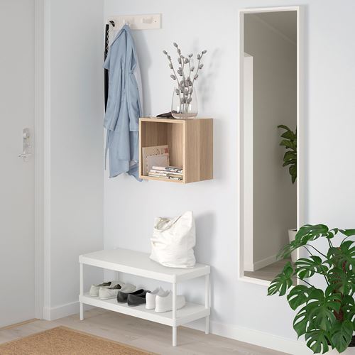 IKEA - EKET, wall cabinet unit, white stained oak effect, 35x25x35 cm