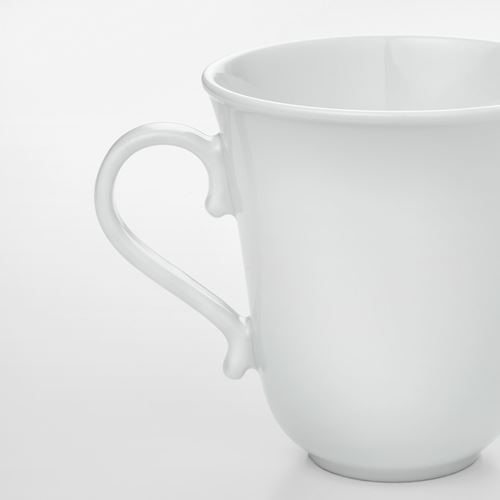 IKEA - UPPLAGA, mug, white, 35 cl