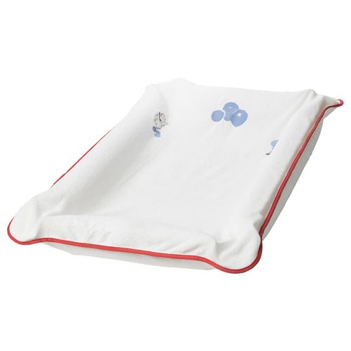 IKEA - SKÖTSAM, cover for babycare mat, white, 83x55 cm