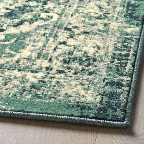 IKEA - VONSBAK, tumbled rug, green, 133x195 cm