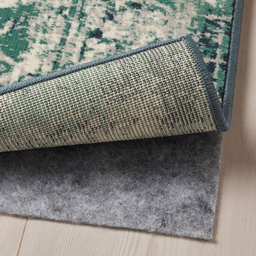 IKEA - VONSBAK, tumbled rug, green, 133x195 cm