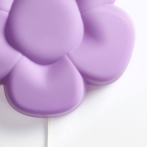 IKEA - UPPLYST, children wall lamp, lilac