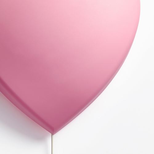 IKEA - UPPLYST, children wall lamp, pink