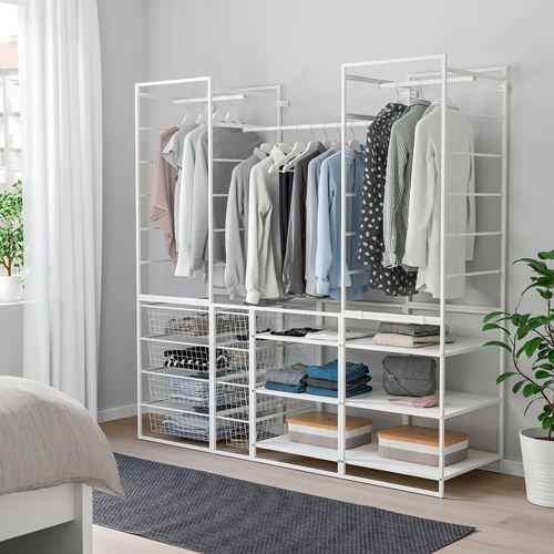 IKEA - JONAXEL, clothes storage, white, 173x51x173 cm