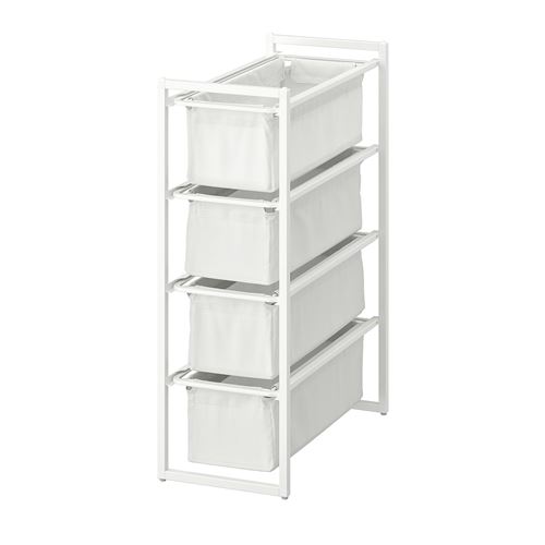 IKEA - JONAXEL, çekmeceli raf ünitesi, beyaz, 25x51x70 cm