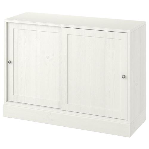 IKEA - HAVSTA, cabinet with doors, white, 121x89x47 cm