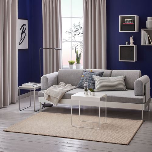 IKEA - LANGSTED, büyük halı, bej, 133x195 cm