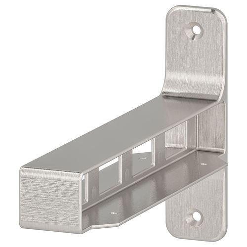 IKEA - GRANHULT, wall shelf stand, nickel-plated, 20x12 cm