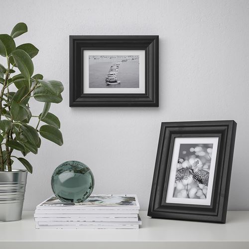 IKEA - EDSBRUK, black frame, black, 13x18 cm