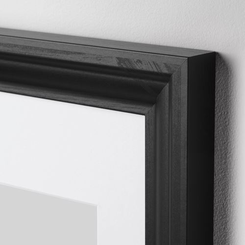 IKEA - EDSBRUK, black frame, black, 21x30 cm