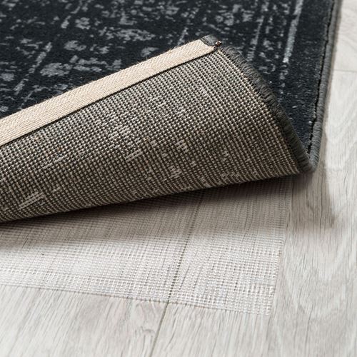 IKEA - KYNDBY, eskitme halı, gri antika görünüm-çiçek desenli, 160x230 cm