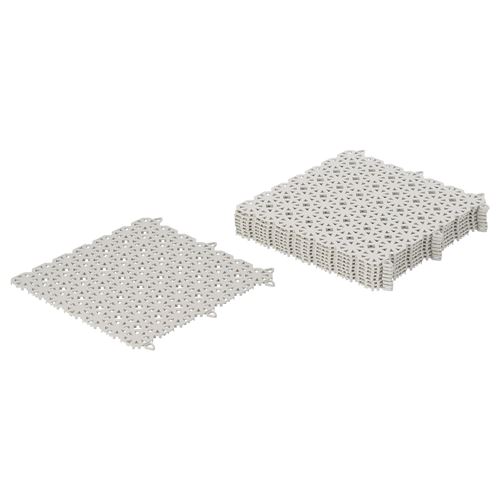 IKEA - ALTAPPEN, floor decking, light grey, 0.81 m²