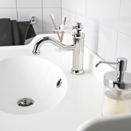 IKEA - HAMNSKAR, bath tap, chrome-plated, 19 cm