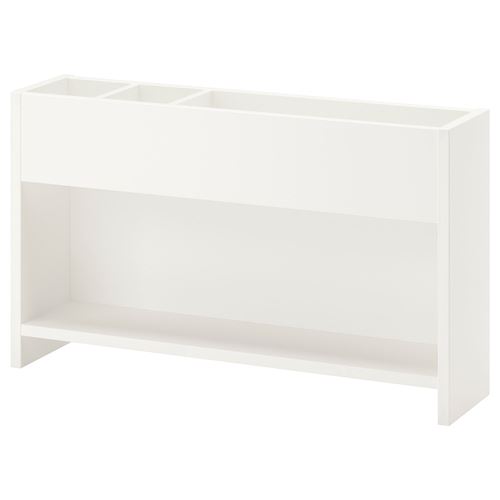 IKEA - PAHL, çocuk çalışma masası ek ünitesi, beyaz-yeşil, 64x17 cm