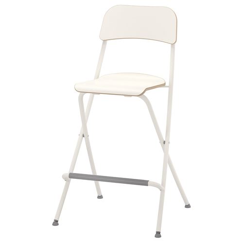 IKEA - FRANKLIN, bar chair, white, 63 cm