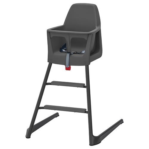 IKEA - LANGUR, mama sandalyesi, gri