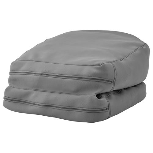 IKEA - BUSSAN, pouffe, grey