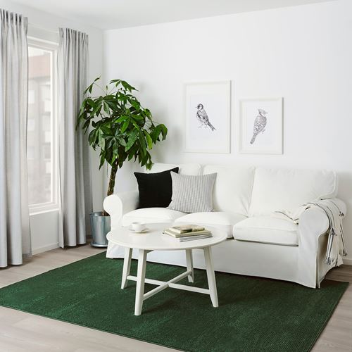 IKEA - SPORUP, büyük halı, koyu yeşil, 170x240 cm