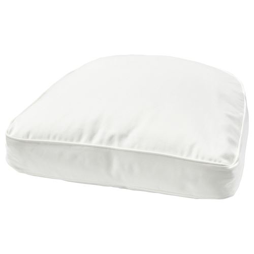 IKEA - DJUPVIK, armchair cushion, Blekinge white, 54x54 cm