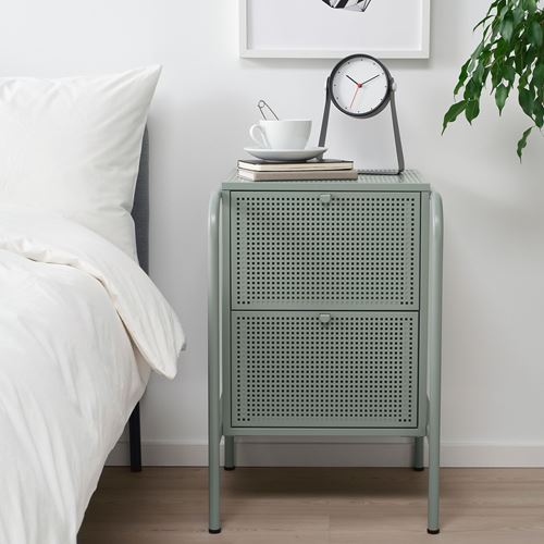 NIKKEBY gri-yeşil 46x70 cm komodin - 30439457 | IKEA