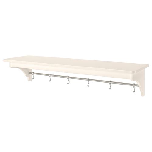 IKEA - TORNVIKEN, wall shelf, off white, 120x30x24 cm