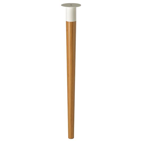 IKEA - HILVER, desk leg, bamboo, 70 cm