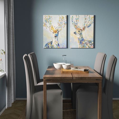 IKEA - PJATTERYD, resim, çok renkli, 50x70 cm
