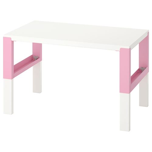 IKEA - PAHL, kid's desk, white/pink, 96x58 cm