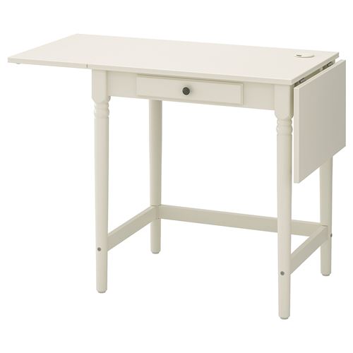 IKEA - INGATORP, desk, white, 73x50 cm