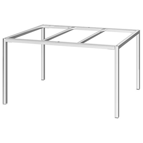 IKEA - TORSBY, dining table underframe, chrome-plated, 135x85 cm