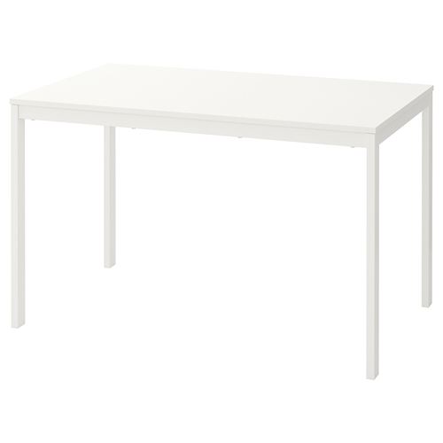 IKEA - VANGSTA, extendable dining table, white, seats 4-6