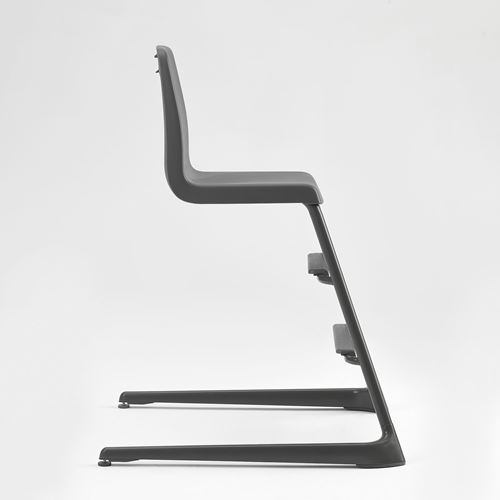 IKEA - LANGUR, çocuk sandalyesi, gri