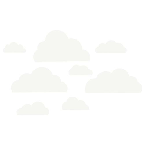 IKEA - KINNARED, dekoratif duvar etiketi, beyaz