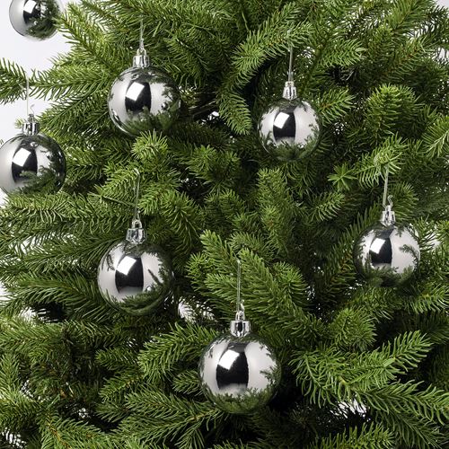 IKEA - VINTERFINT, tree ornament, silver-colour