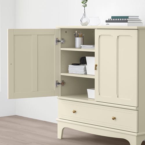 IKEA - LOMMARP, cabinet with doors, light beige, 102x101 cm