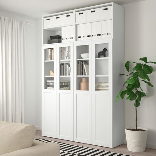 IKEA - PLATSA/VARD, PLATSA dolap sistemi, beyaz, 160x42x241 cm