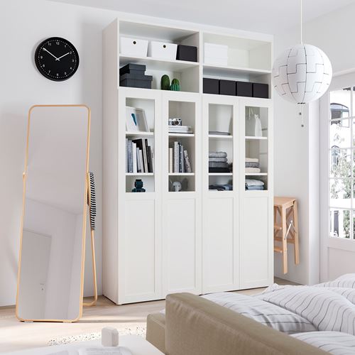 IKEA - PLATSA/VARD, PLATSA dolap sistemi, beyaz, 160x42x241 cm