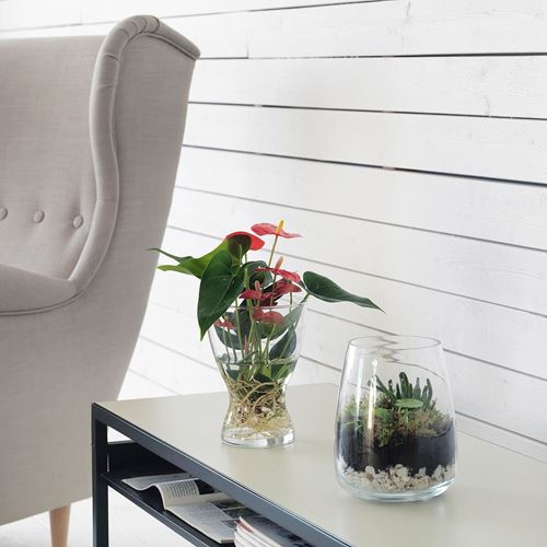 IKEA - VASEN, cam vazo, cam, 20 cm