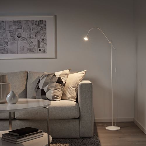 IKEA - NAVLINGE, LED floor/reading lamp, white