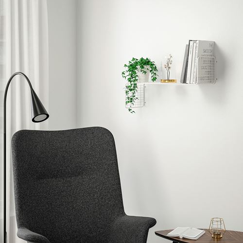 IKEA - SVENSHULT, wall shelf, white, 60x20 cm