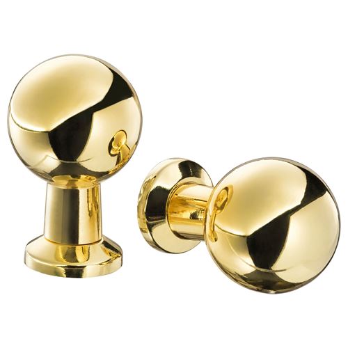 IKEA - BAGGANAS, knob, brass colour, 20 mm