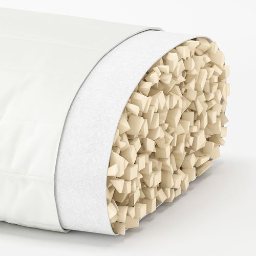 IKEA - RUMSMALVA, ergonomic pillow, white, 50x60 cm