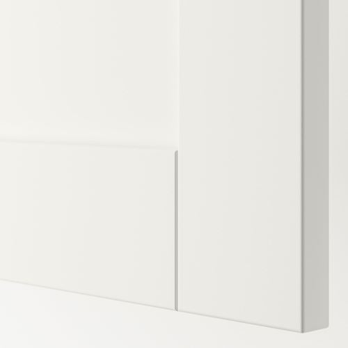 IKEA - SANNIDAL, wardrobe door, white, 40x40 cm