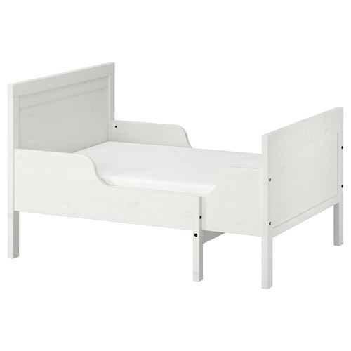 IKEA - SUNDVIK, extendable bed, white, 80x200 cm