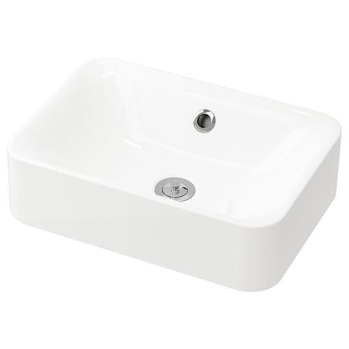 IKEA - HÖRVIK, wash-basin, white, 45x32 cm
