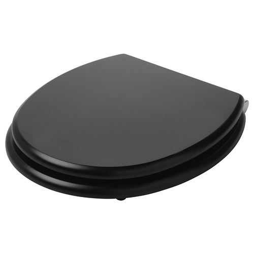 IKEA - KULLARNA, toilet seat, black, 37x40 cm