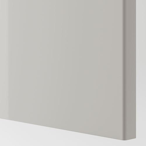 IKEA - FARDAL, wardrobe door, high-gloss/light grey, 50x195 cm