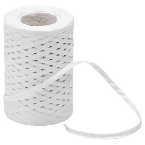 IKEA - VINTERFINT, packing ribbon, white, 100 m